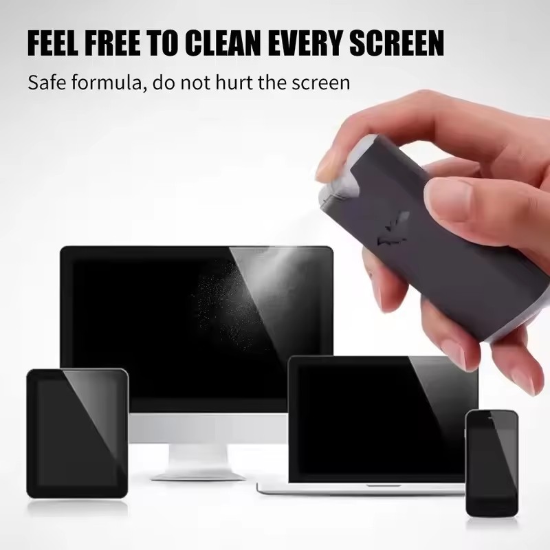 2in1 Microfiber Screen Cleaner - Screen Cleaner Spray ulasan dan harga