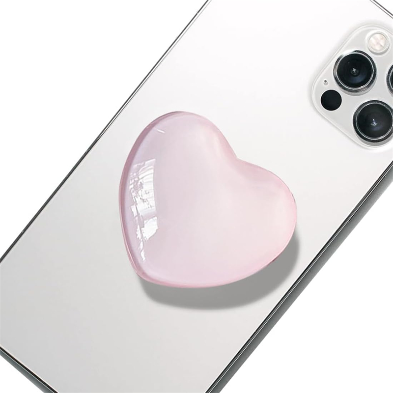 3D Heart Shape Crystal Foldabl - Tech Accessories Phone ulasan dan harga