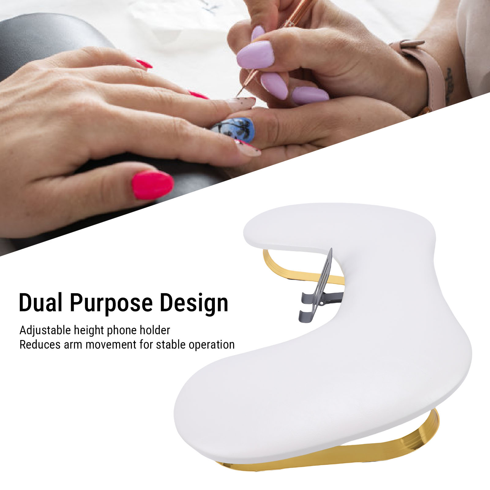 Nail Arm Rest for Nail Tech PU - Tech Accessories Stand ulasan dan harga