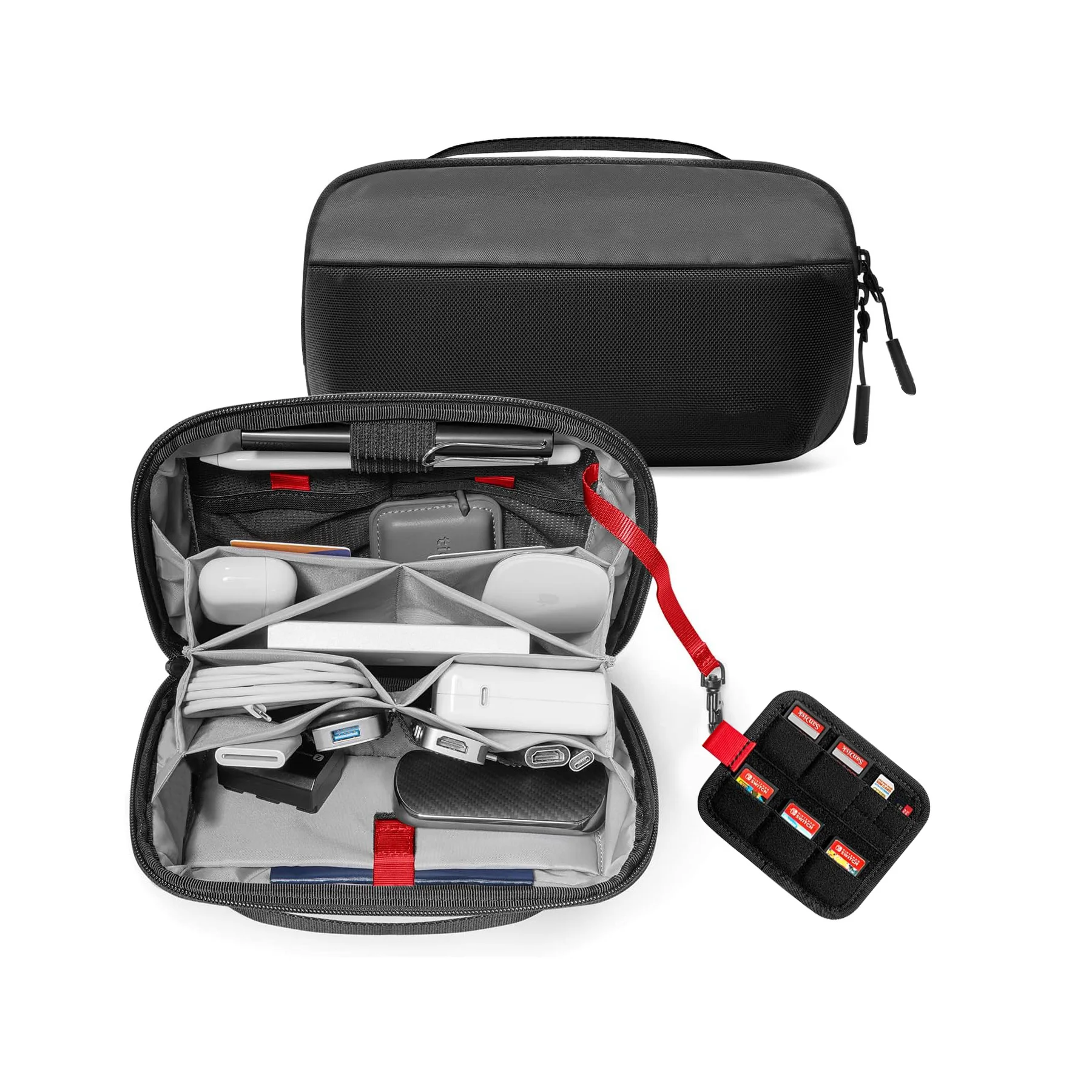 Travel Tech Organizer Pouch, W - Tech Accessories Case ulasan dan harga