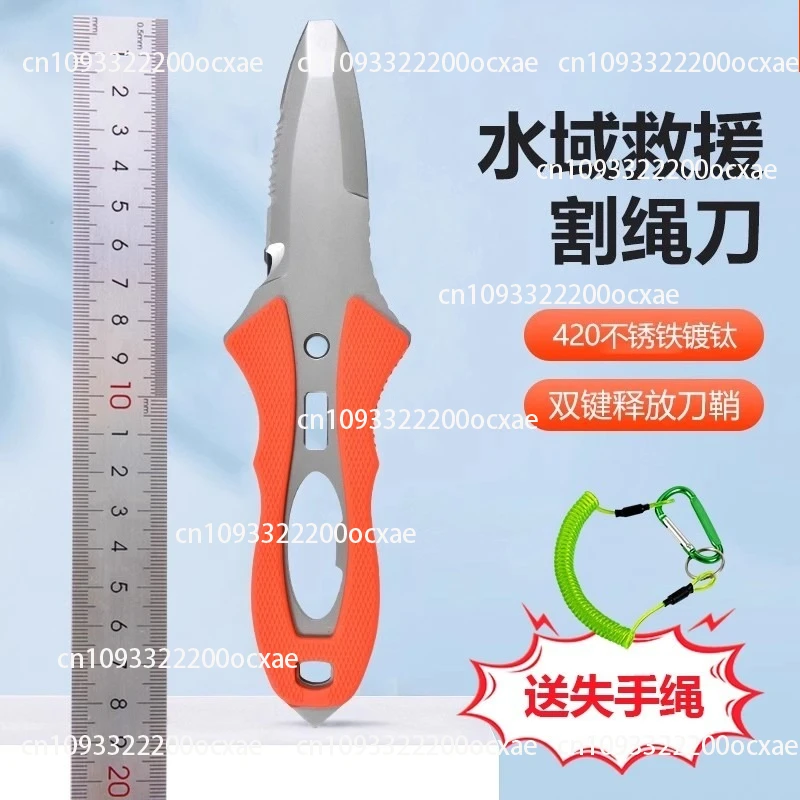 Water Rescue Knife Outdoor Rop - Tech Diving Accessories ulasan dan harga