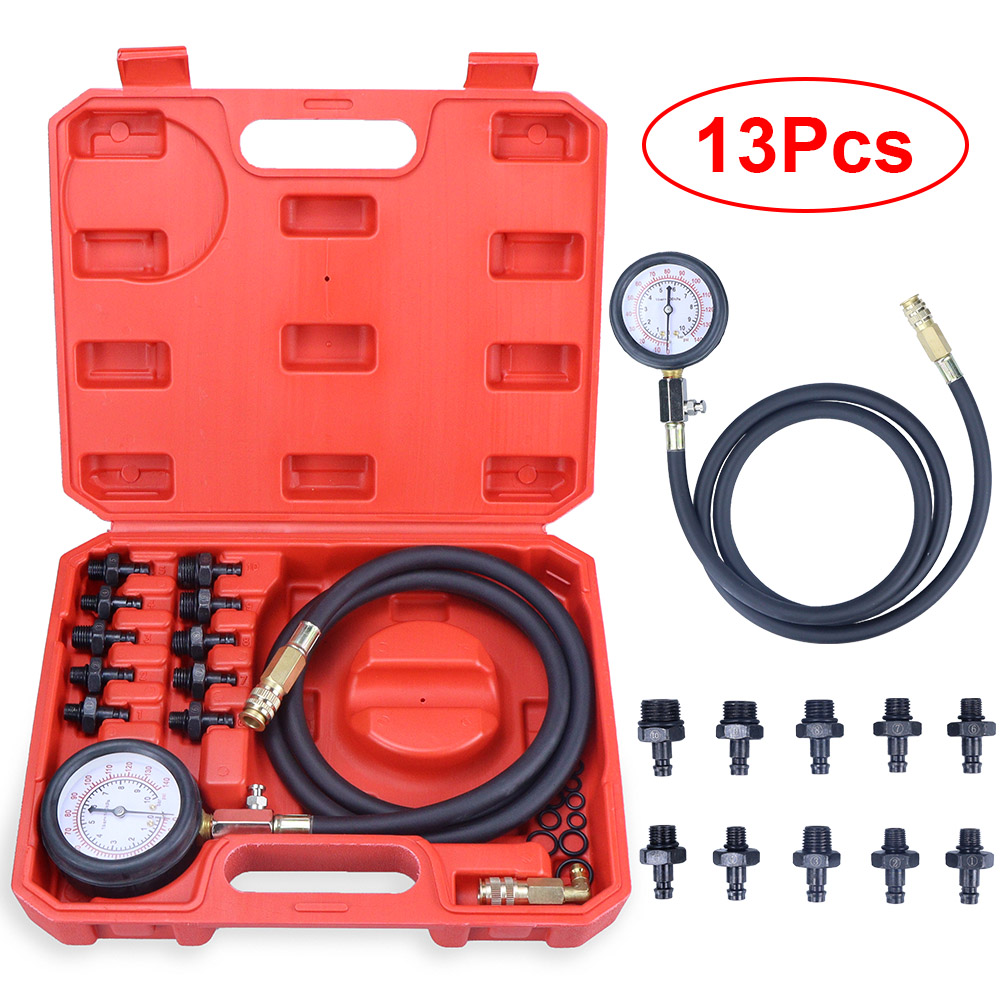 Oil Pressure Tester Kit 0-140p - Tech Accessories Case ulasan dan harga