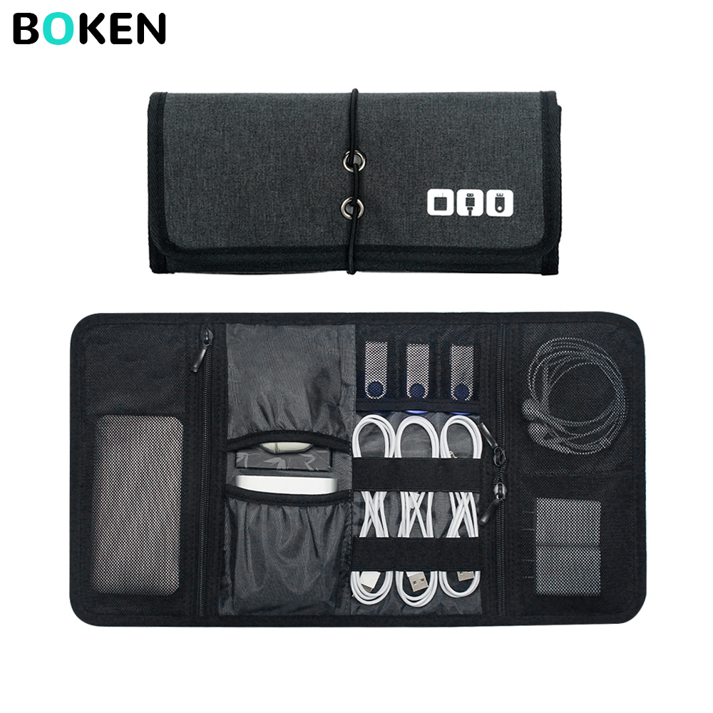 Tech Organizer Bag Cable Stora - Tech Accessories Case ulasan dan harga