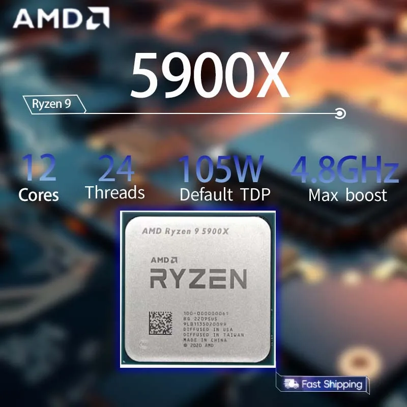 AMD Ryzen 9 5900X R9 5900X 3.7 - Amd Cpu Ryzen 9 ulasan dan harga