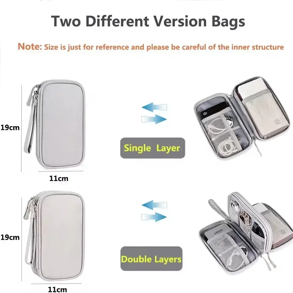 Travel Cable Bag Portable Digi - Tech Accessories Case ulasan dan harga