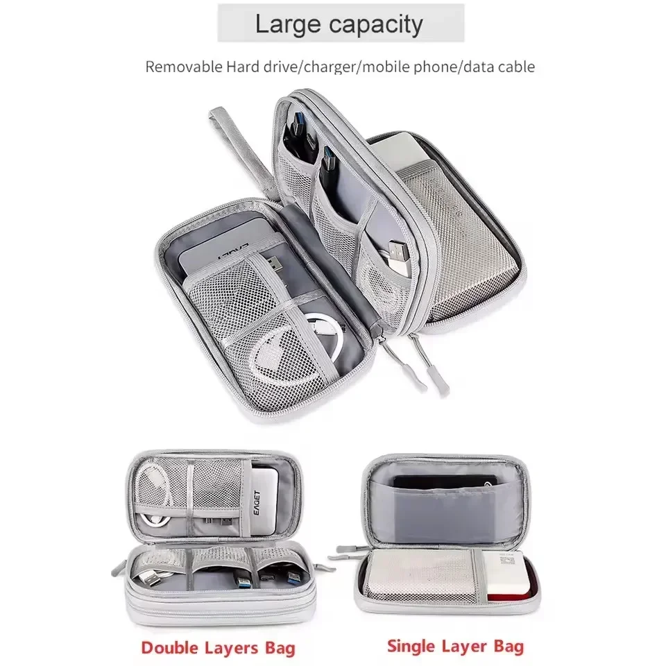 Travel Cable Bag Portable Digi - Tech Accessories Case ulasan dan harga