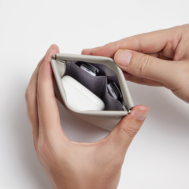 PU Storage Bag Earphones Bluet - Tech Accessories Case ulasan dan harga