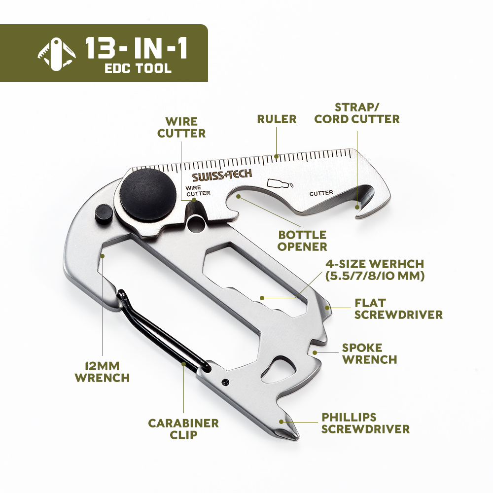SWISS TECH 13 In 1 Mini Protab - Tech Accessories Kit ulasan dan harga