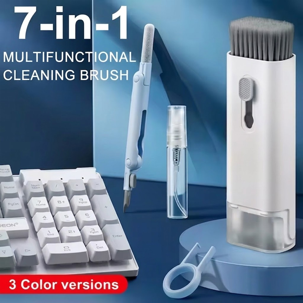 7-in-1 Keyboard Cleaning Kit L - Screen Cleaner Spray ulasan dan harga