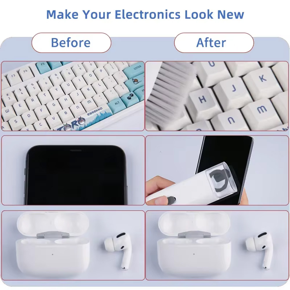 7-in-1 Keyboard Cleaning Kit L - Screen Cleaner Spray ulasan dan harga