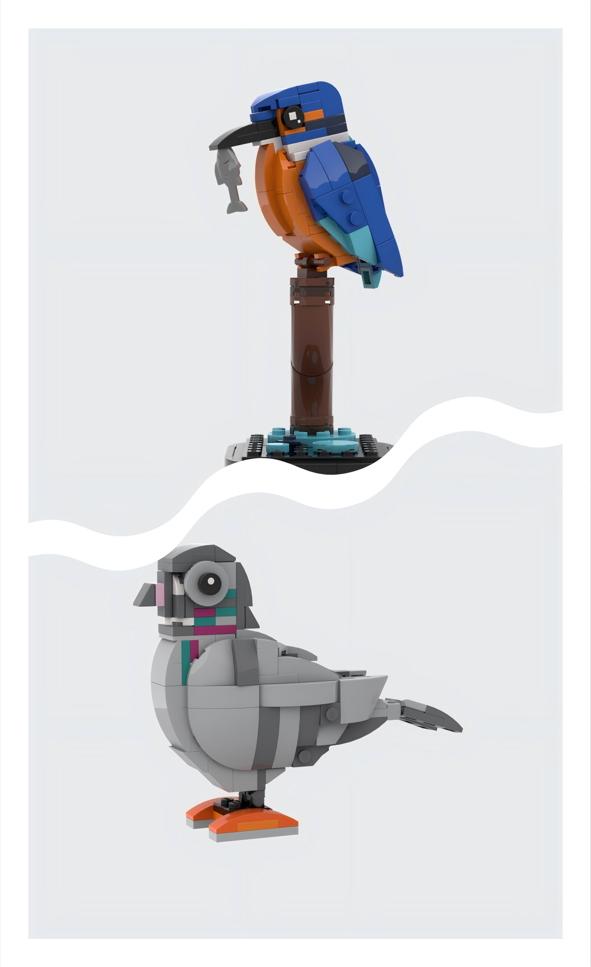 Spot MOC-173337Animal Bird Phe - Tech Diving Accessories ulasan dan harga