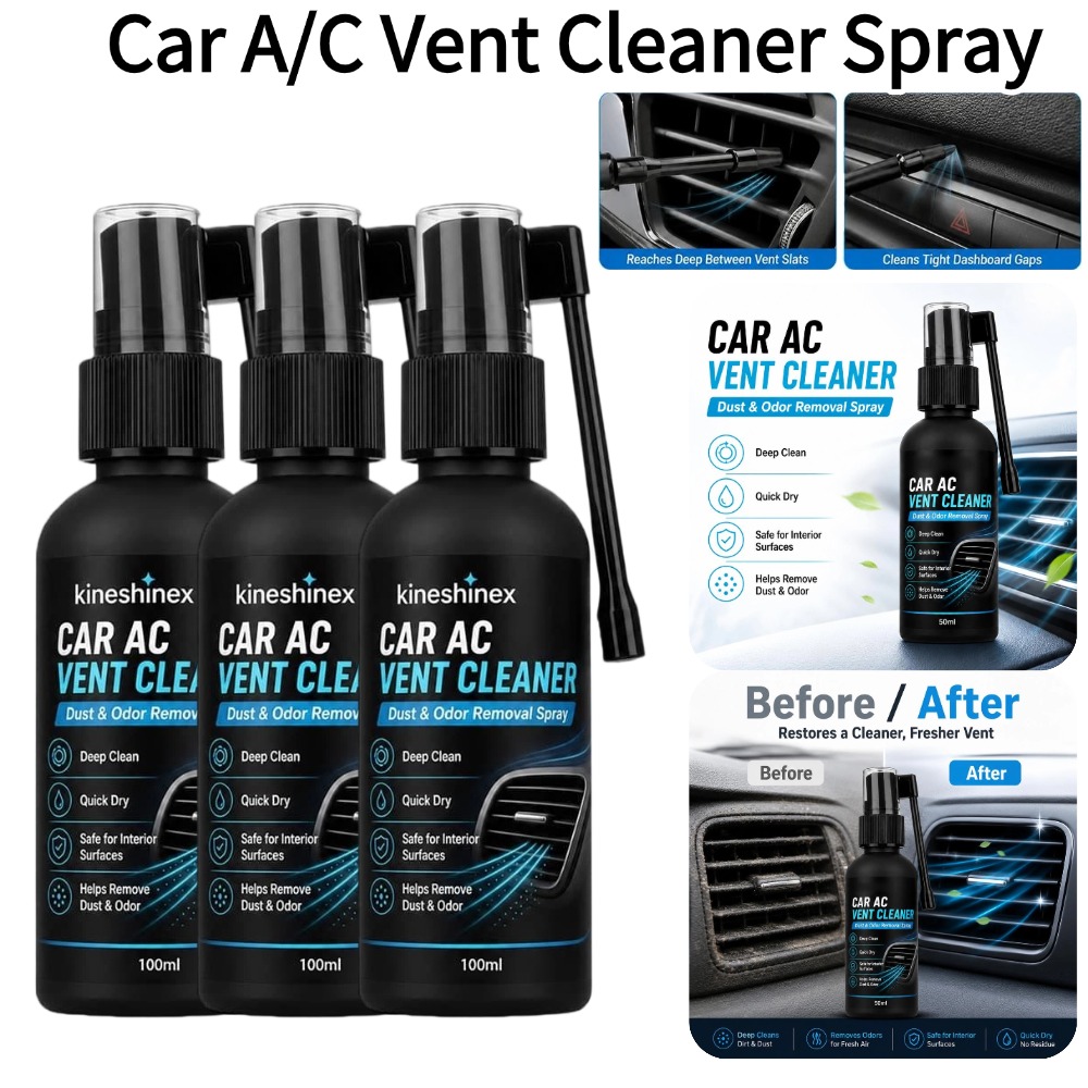 Car Air Conditioner Vent Clean - Screen Cleaner Spray ulasan dan harga